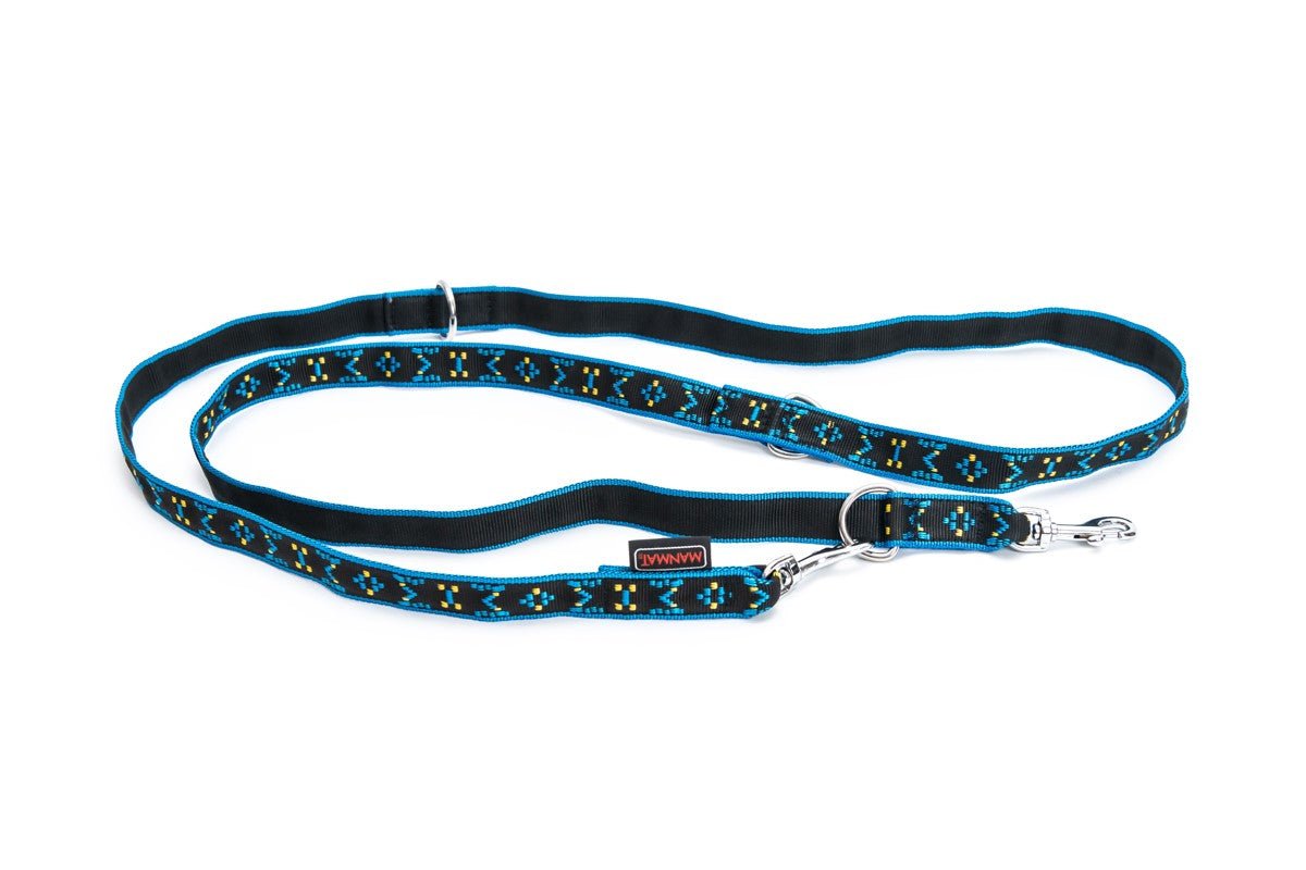Multi Clip Dog Lead Slim (ManMat) - SnowPaw Store - ManMat - Dog Collars, Leads, Belts